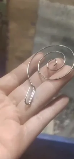 Обработка образцов металлической проволоки из нержавеющей стали